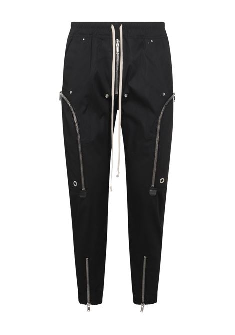 pantaloni bauhaus cargo uomo neri RICK OWENS | RU02E1377 TE09